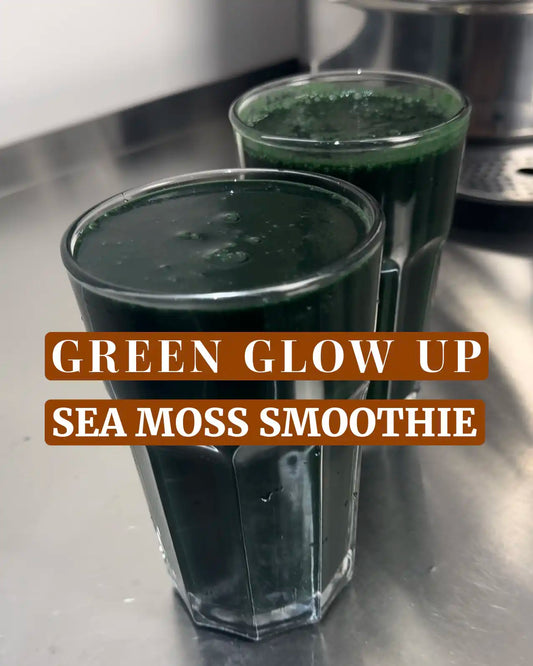 Green Glow Up Sea Moss Smoothie Recipe