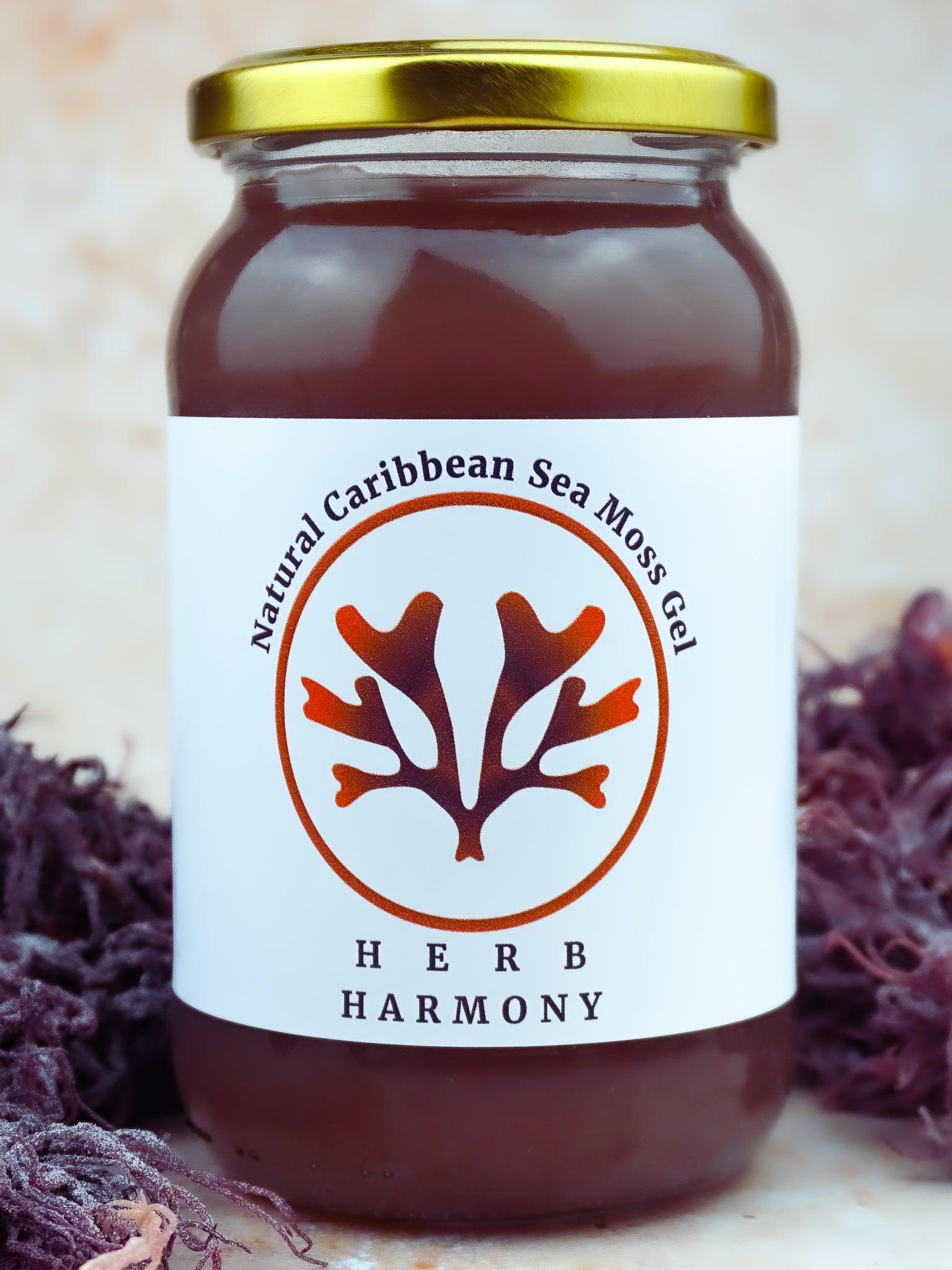 Natural Purple Caribbean Sea Moss Gel - Herb Harmony